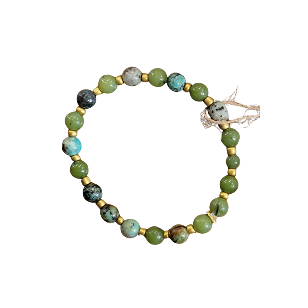 African Turquoise Bracelet