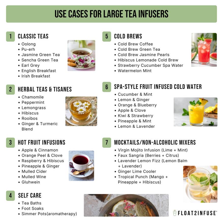 Christmas Mitten | Large Floating Tea Infuser | Green Base