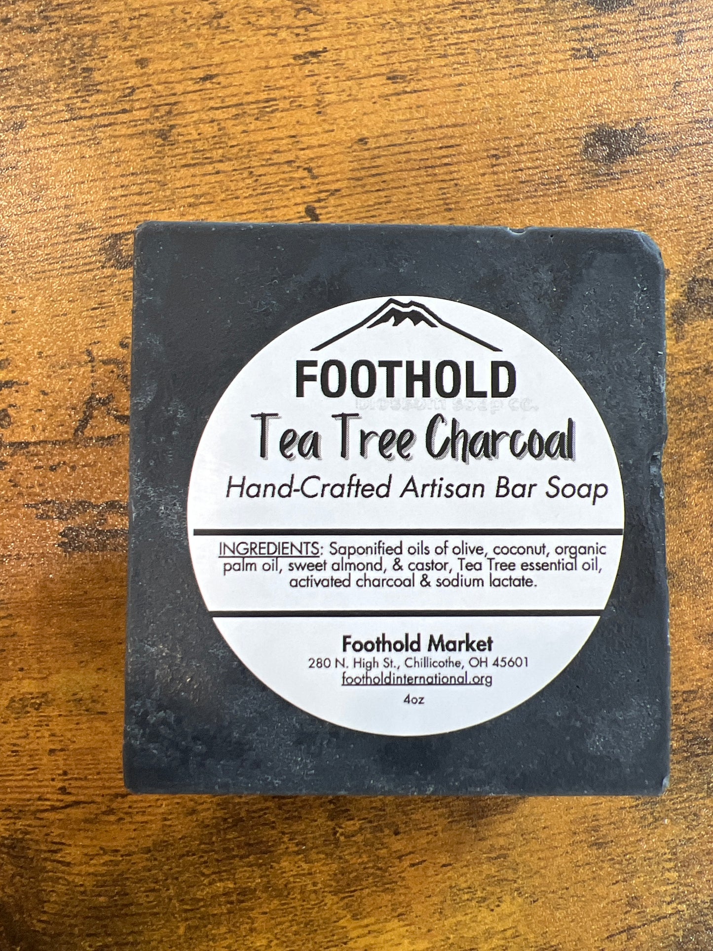 Charcoal Tea Tree Face Bar