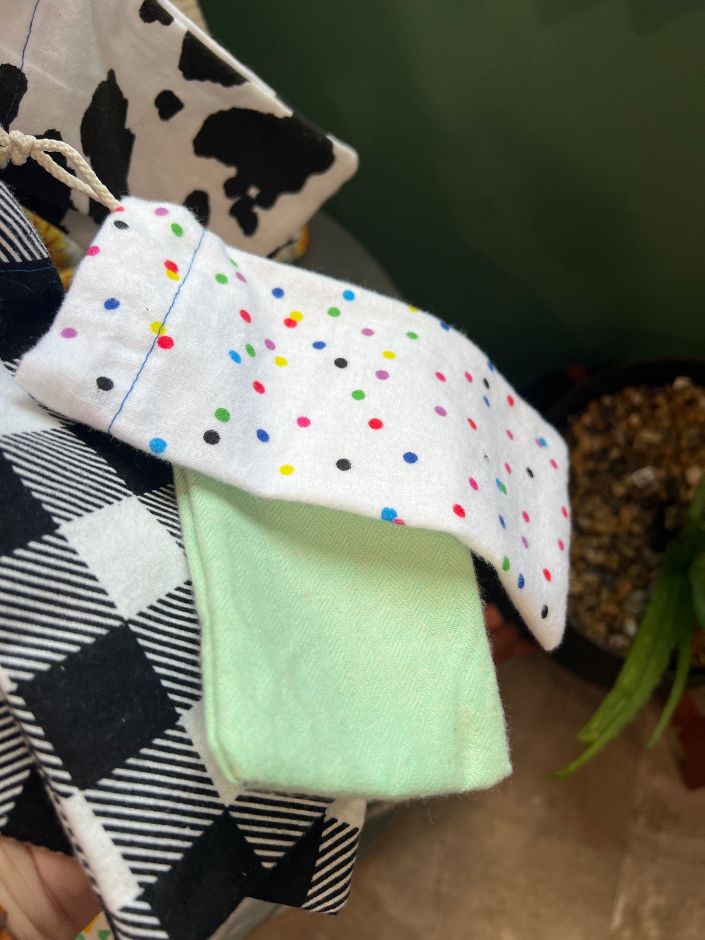 V-05. Handmade Various Drawstring Bags