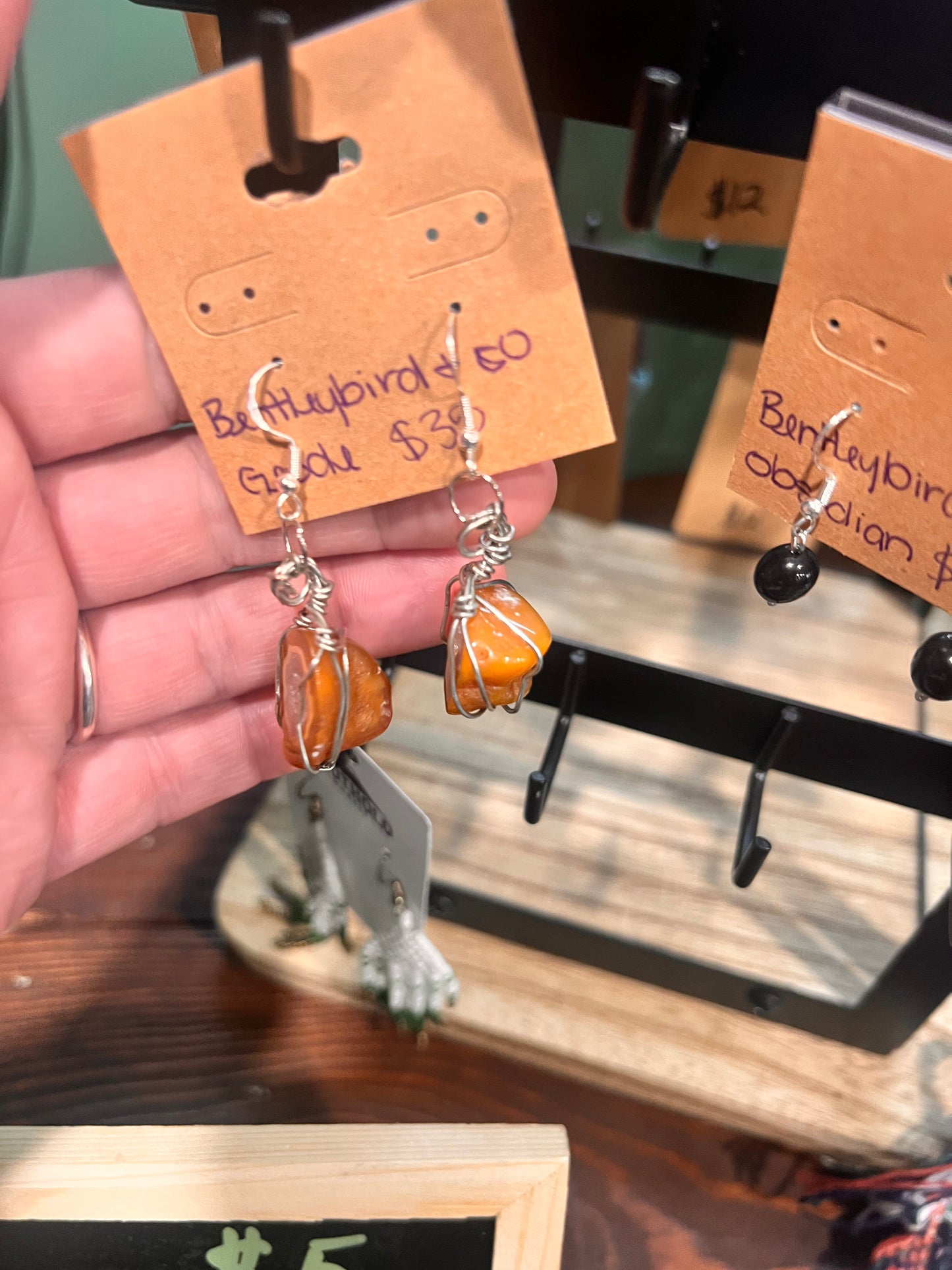 Geode earrings (Local Vendor V-07)