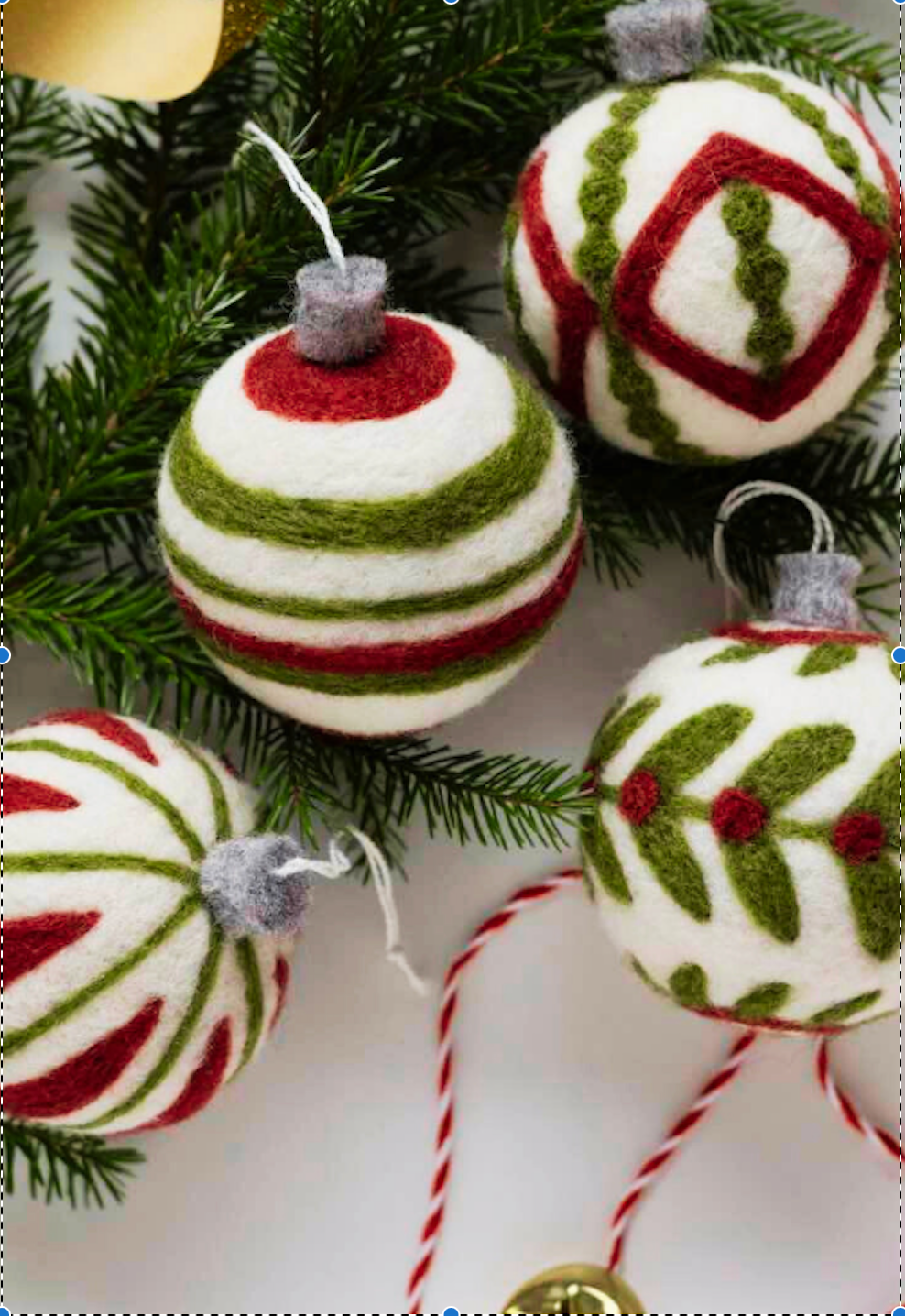 Felted Ornaments (Sat, Dec. 13 2pm)