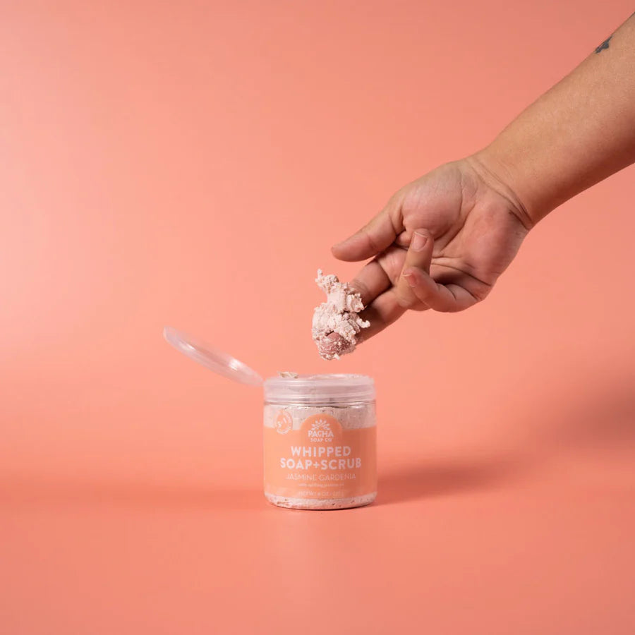 Jasmine Gardenia Whipped Soap Scrub