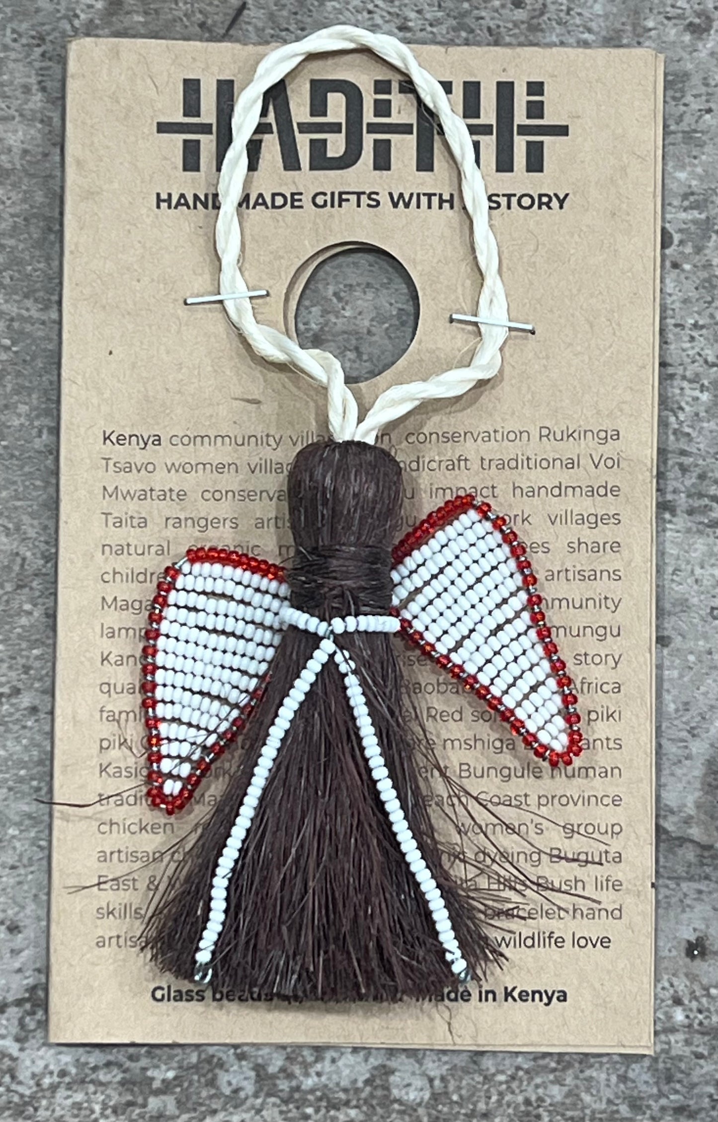 Hadithi Beaded Christmas Ornaments