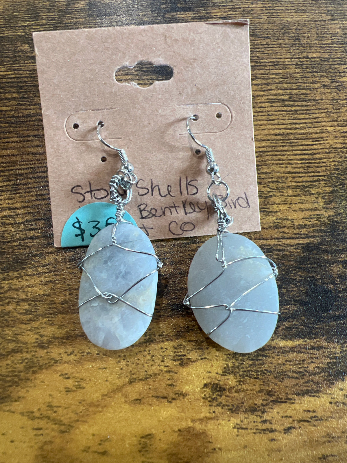 Stone Shells Earrings (Local Vendor #V-07)