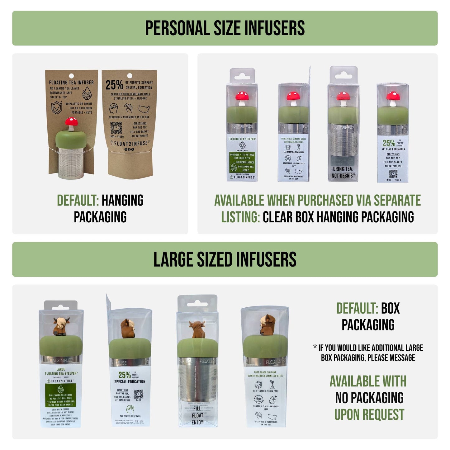 Red Apple | Floating Tea Infuser | Green Base | Red