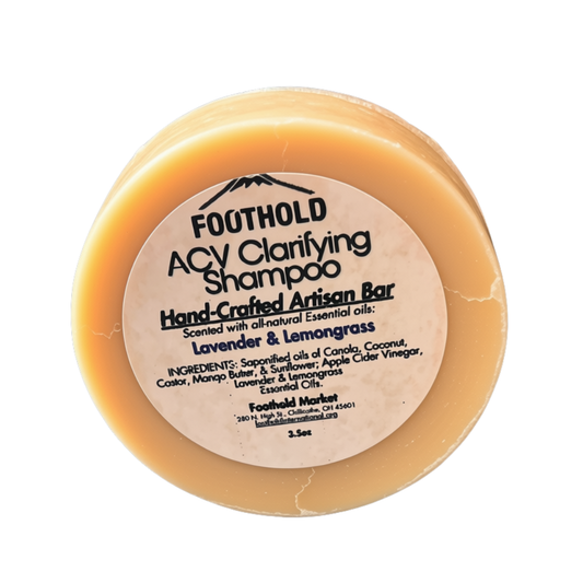 ACV Shampoo Bar: Lavender-Lemongrass