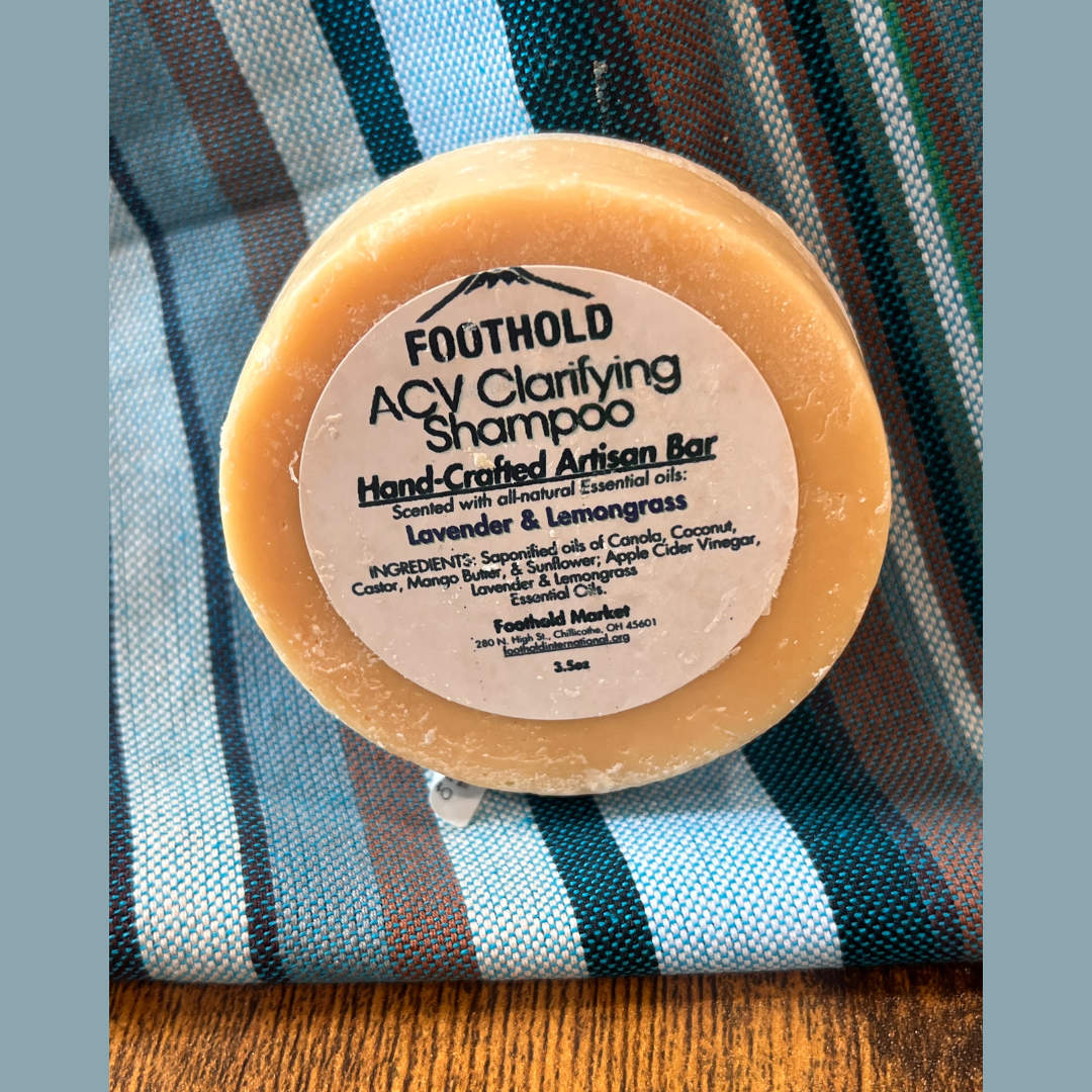ACV Shampoo Bar: Lavender-Lemongrass