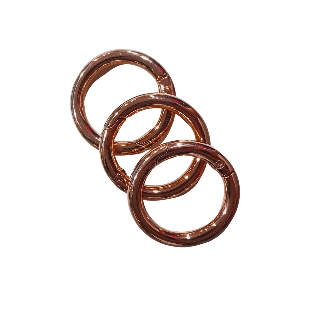 Gold Circular Carabiner