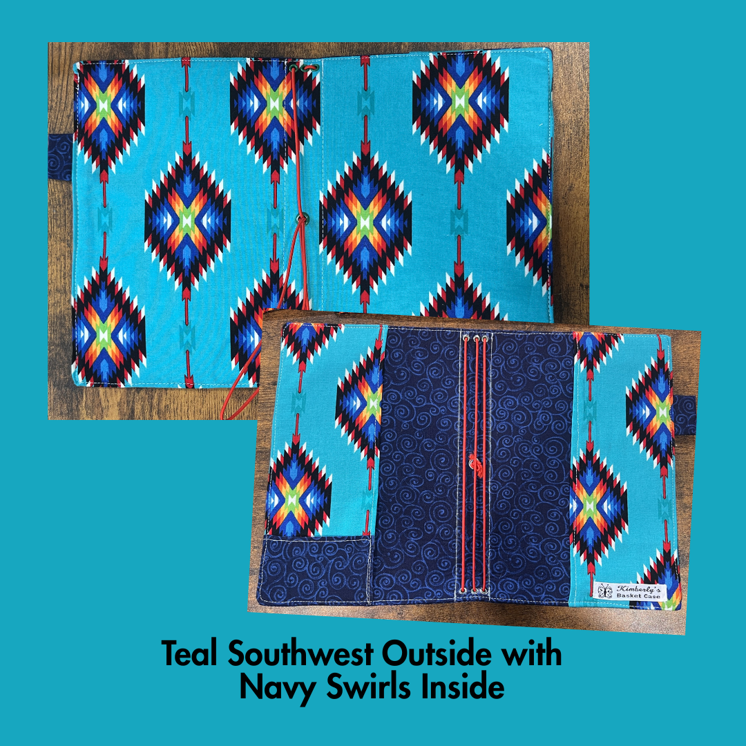 Handmade Fabric Journal Cover