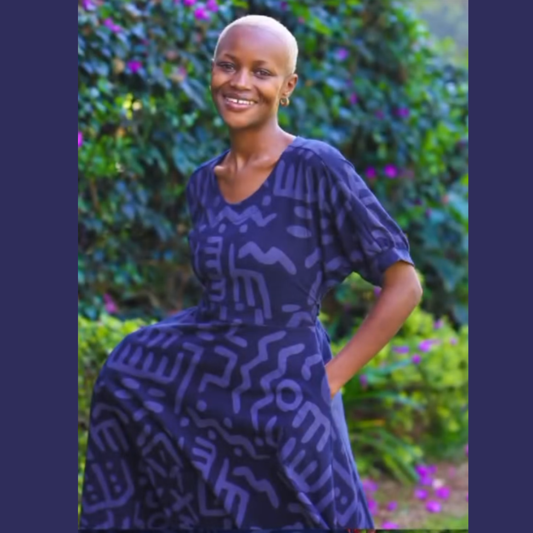 Wildlife Works Waridi Dress in Blue