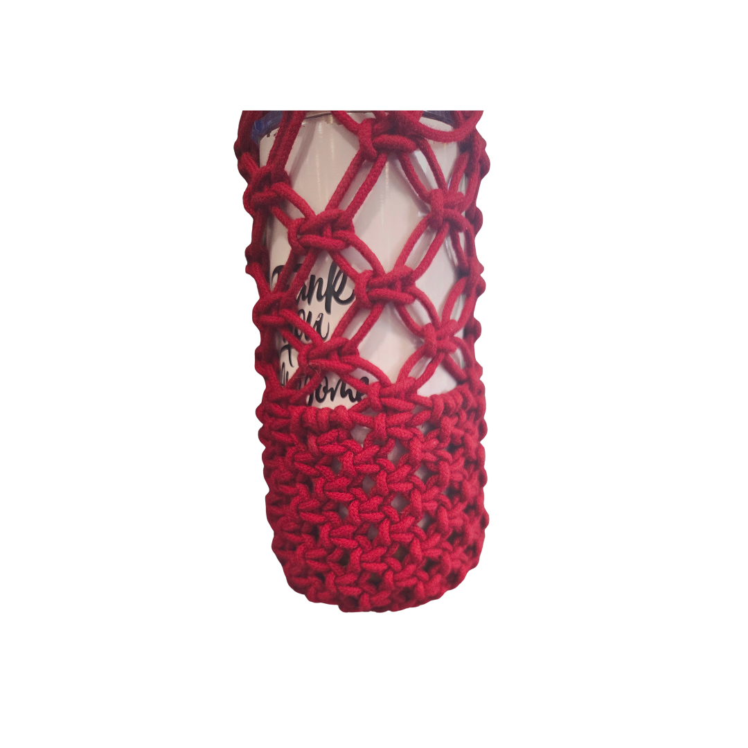 Macrame Water Bottle Sling