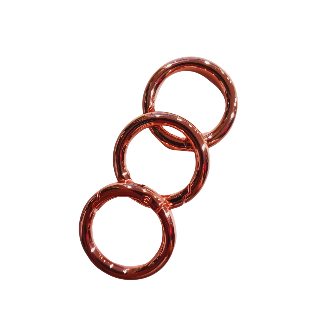 Rose Gold Circular Carabiner