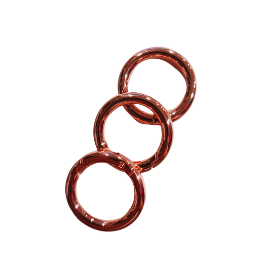 Rose Gold Circular Carabiner