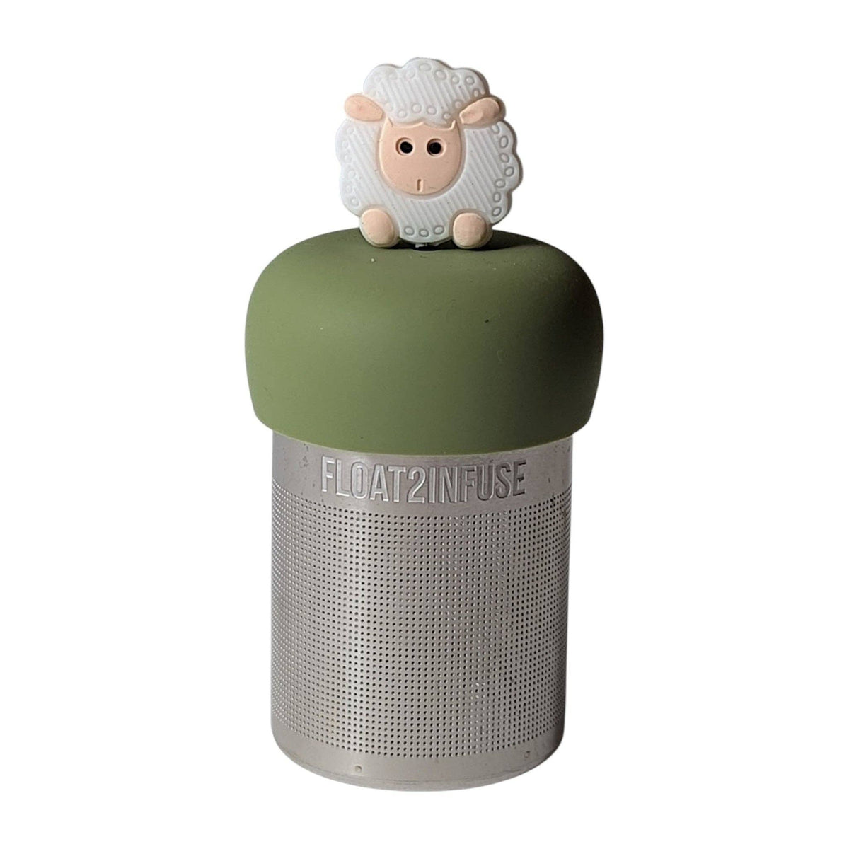 Baby Sheep | Floating Tea Infuser | Green Base | White Sheep