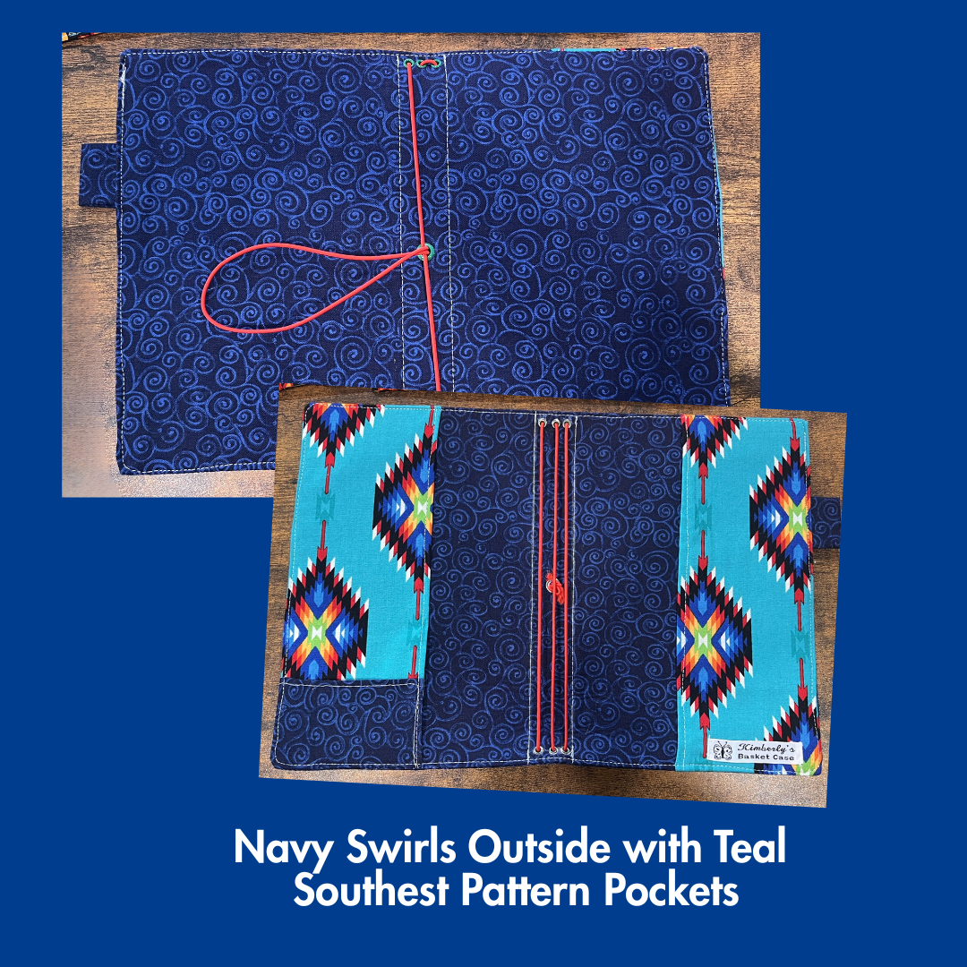 Handmade Fabric Journal Cover