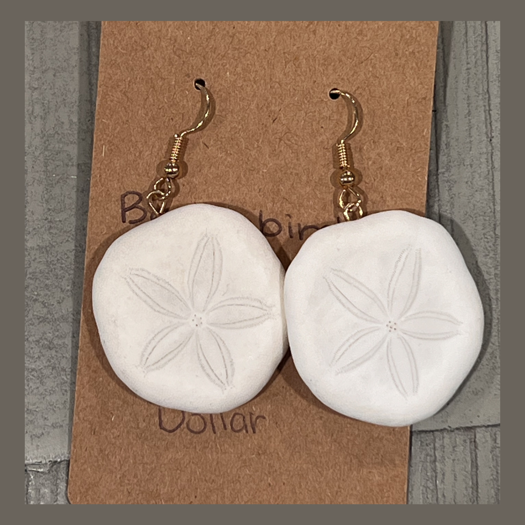 V-07. Sand Dollar Earrings