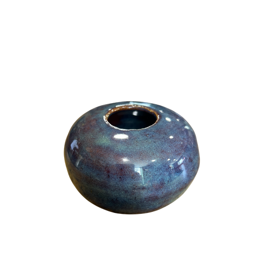 V-01 Small Blue Pottery Vase by Sweet Creek