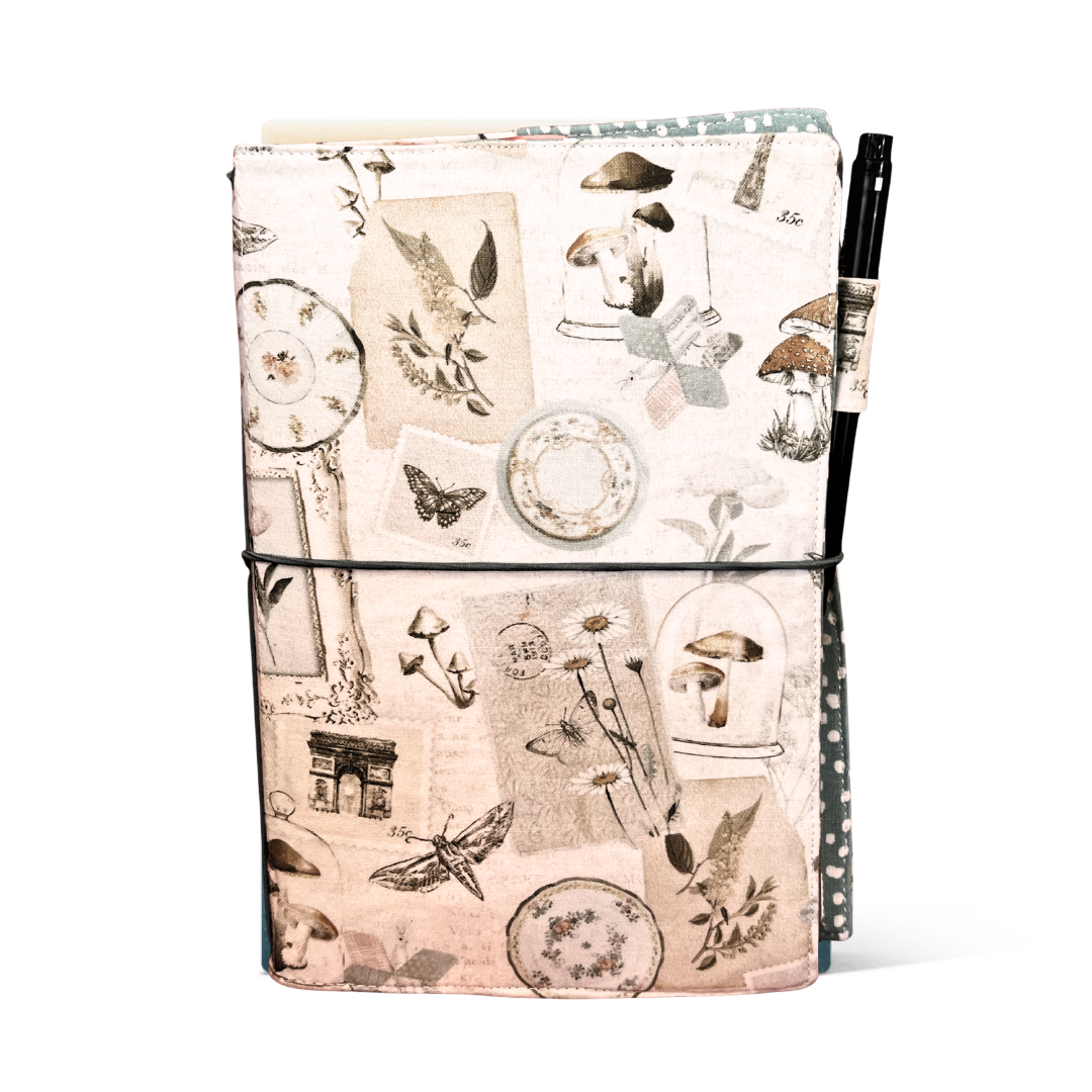 Handmade Fabric Journal Cover