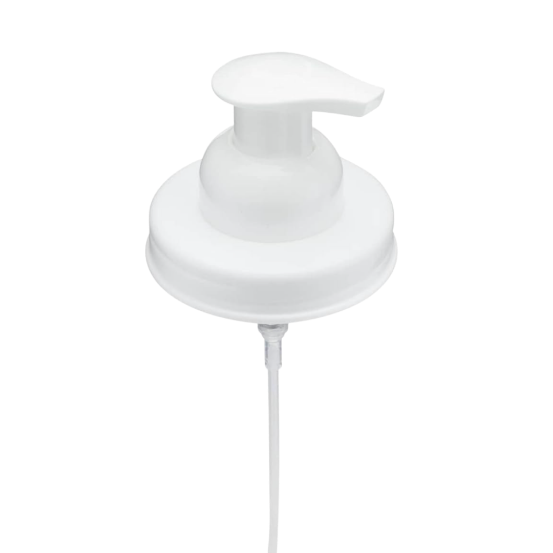 Foaming lid for Mason Jar (White)