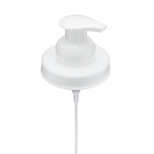 Foaming lid for Mason Jar (White)