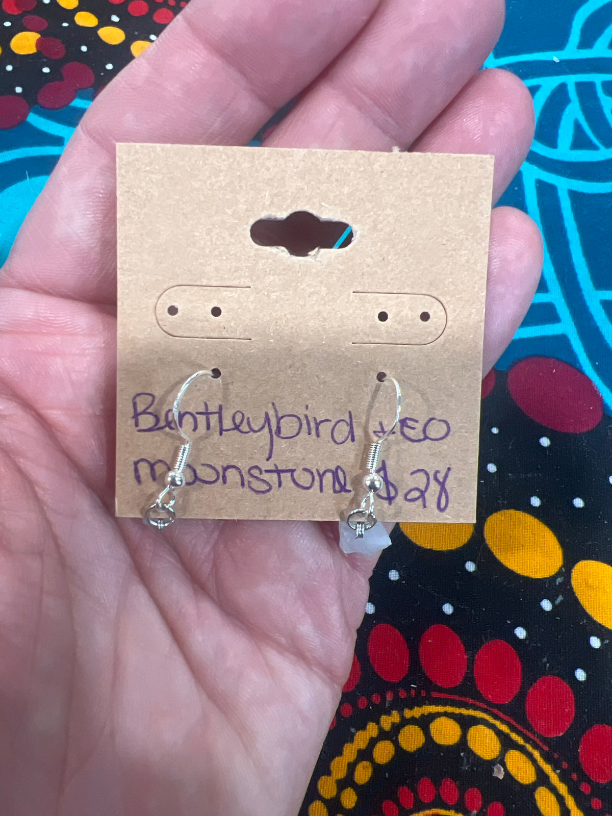 Moonstone Earrings (Local Vendor V-07)