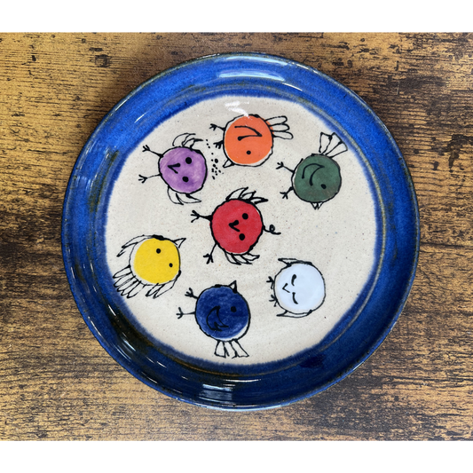 v-01 Small Birdie Plates by Sweet Creek
