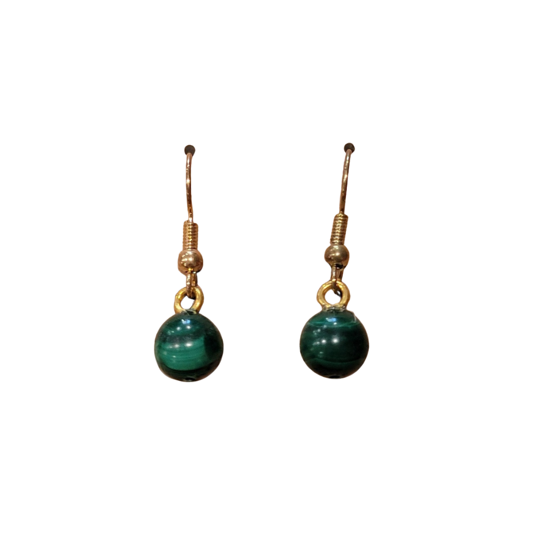 Malachite Earrings
