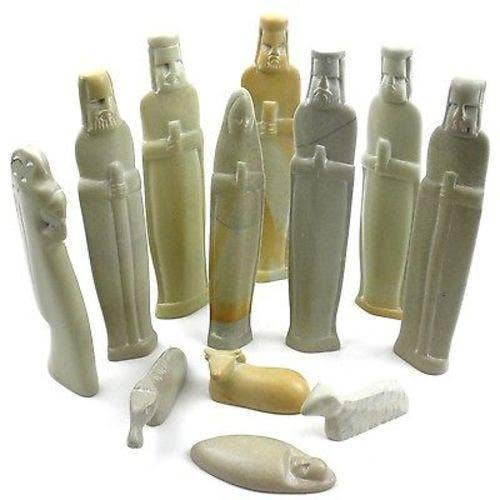 Kenya Kisii Soapstone Nativity 12 piece Set