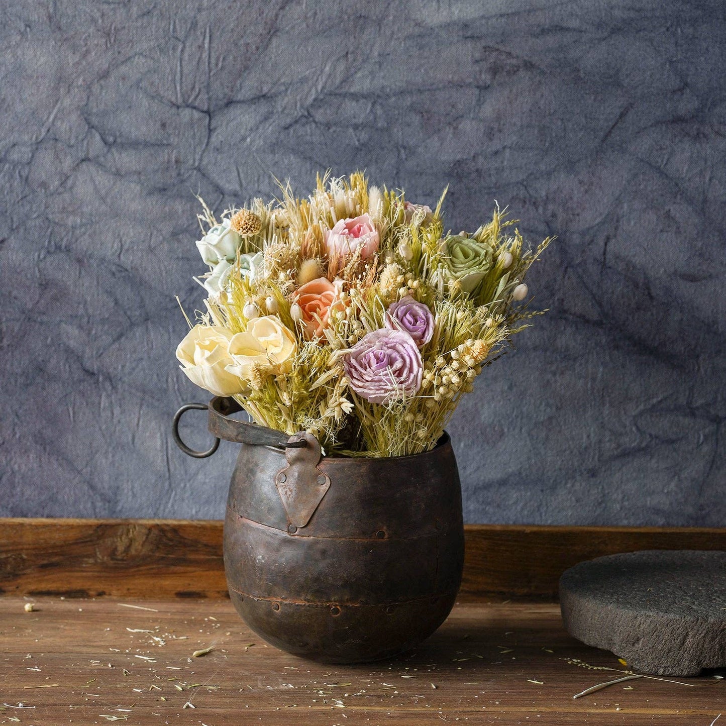 Dried Flower Bouquet Mixed Color, Large