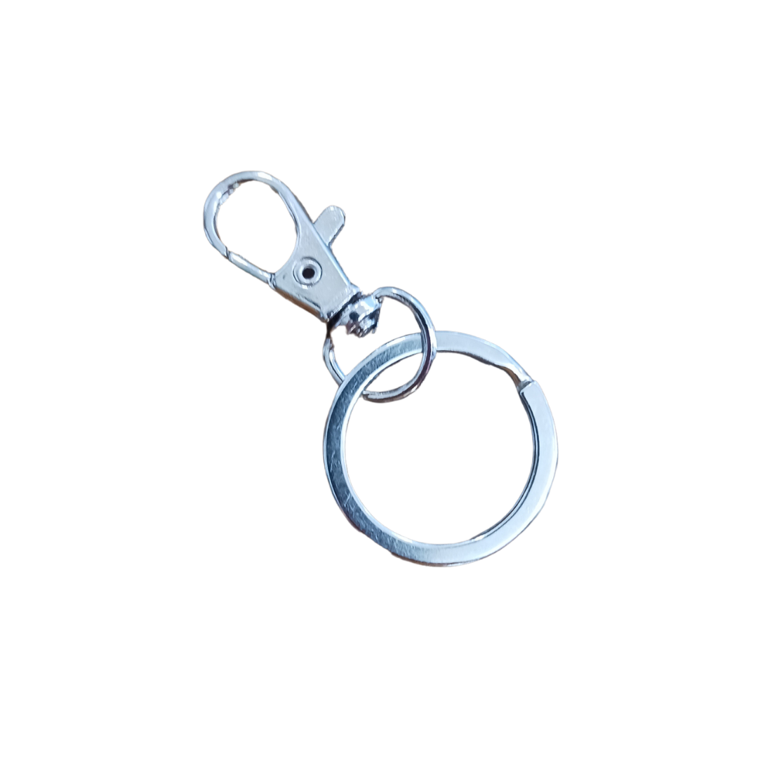 Lobster Claw Clasp with Key Ring