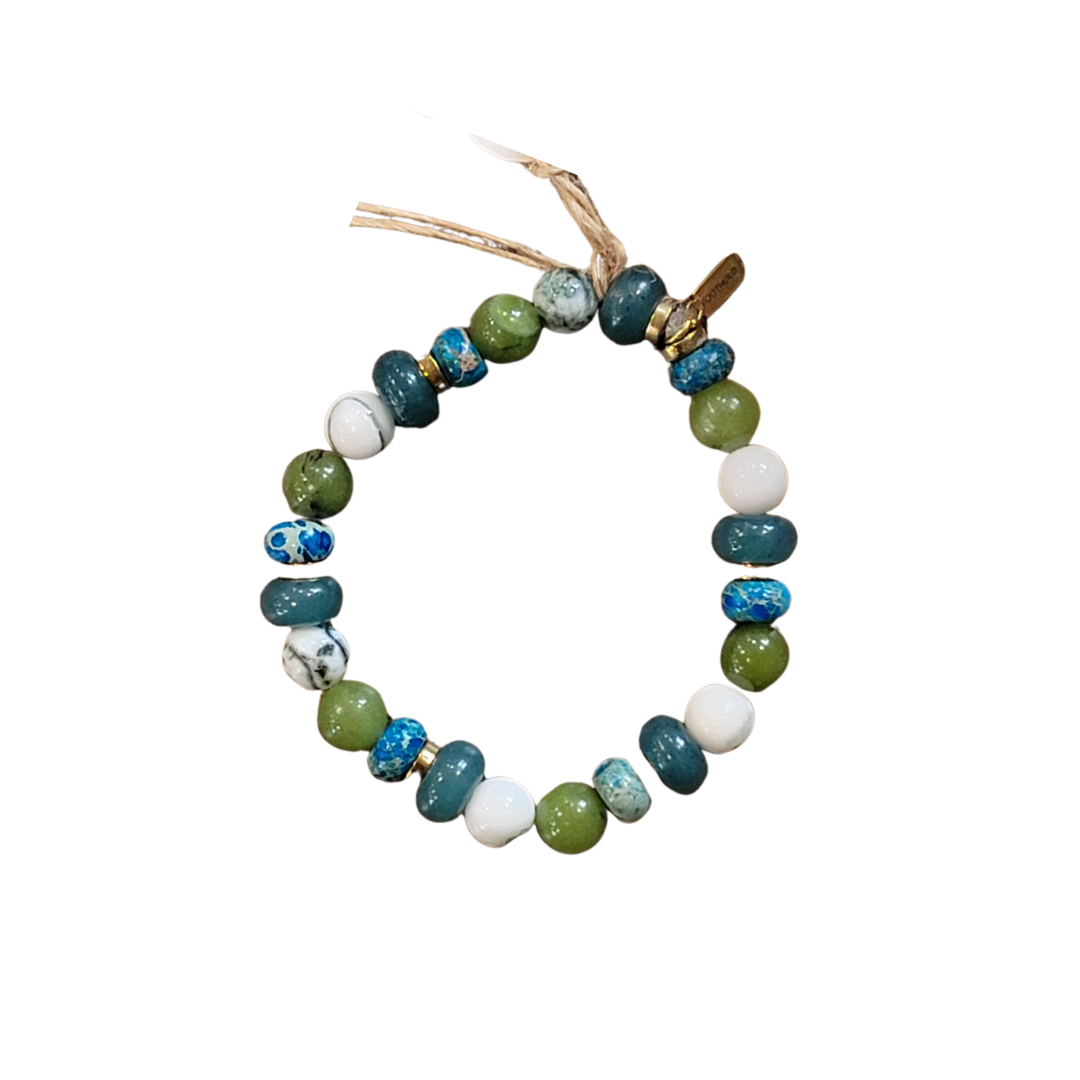 Jasper Beaded Bracelet