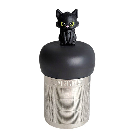Black Cat | Floating Tea Infuser |Black Base