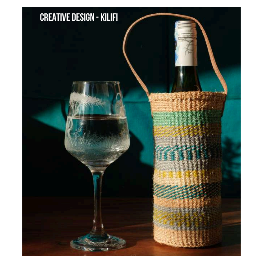 Sisal Wine Basket