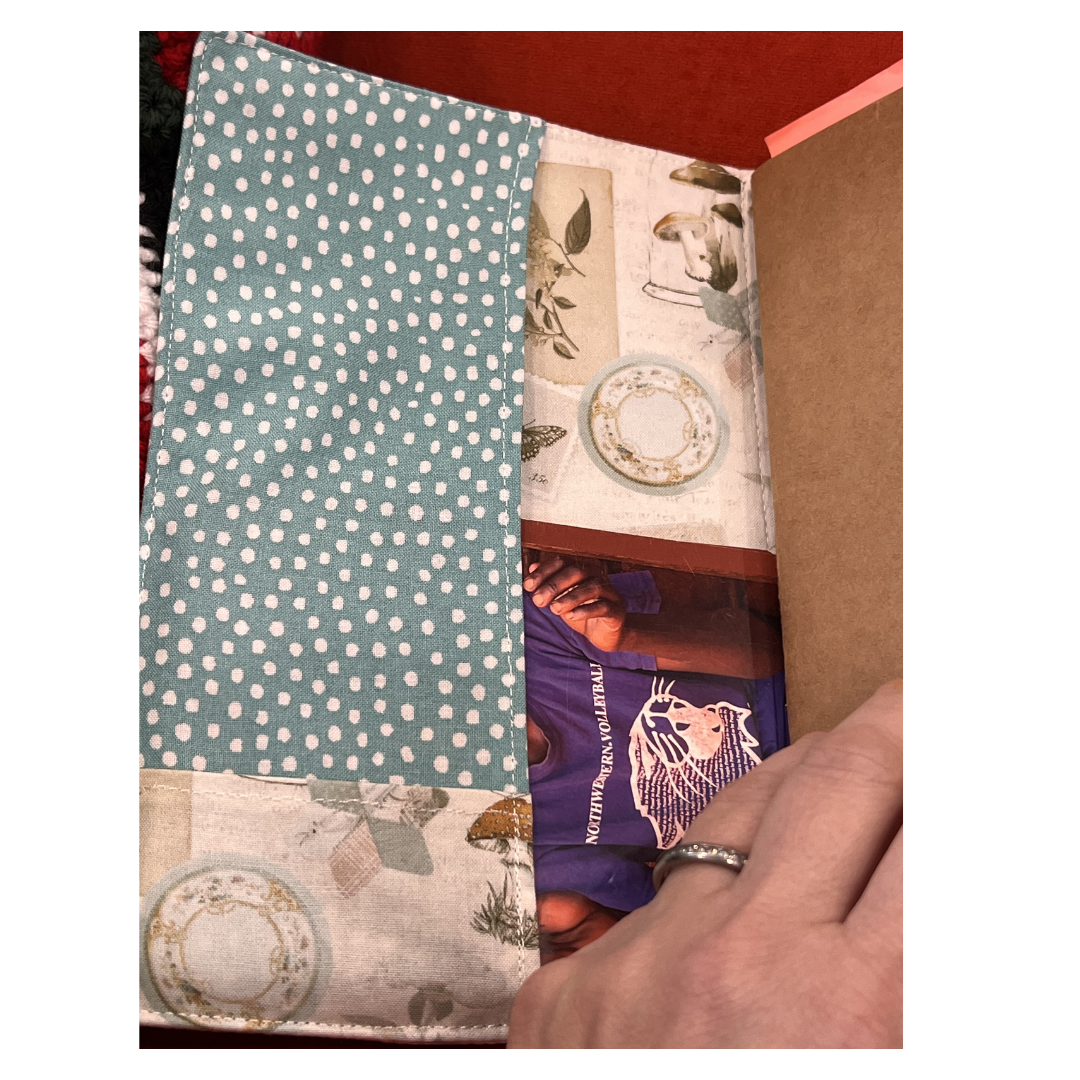 Handmade Fabric Journal Cover