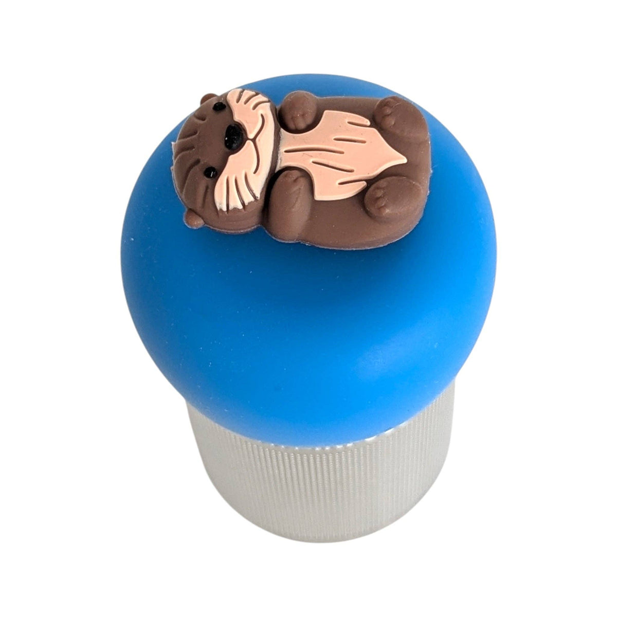 Otter | Floating Tea Infuser | Blue Base | Brown Otter