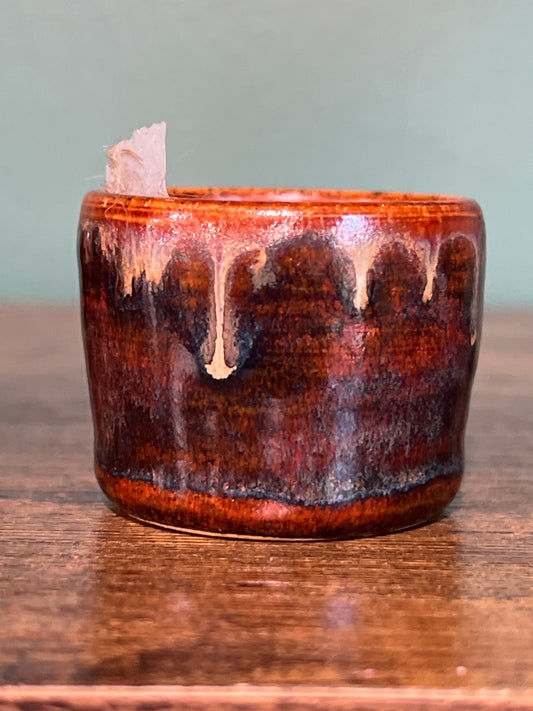 V-01. Tiny mini Brown Pots