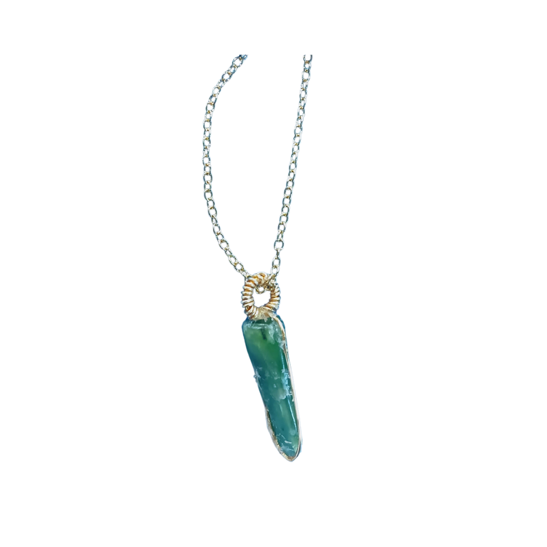Green Kyanite Necklace