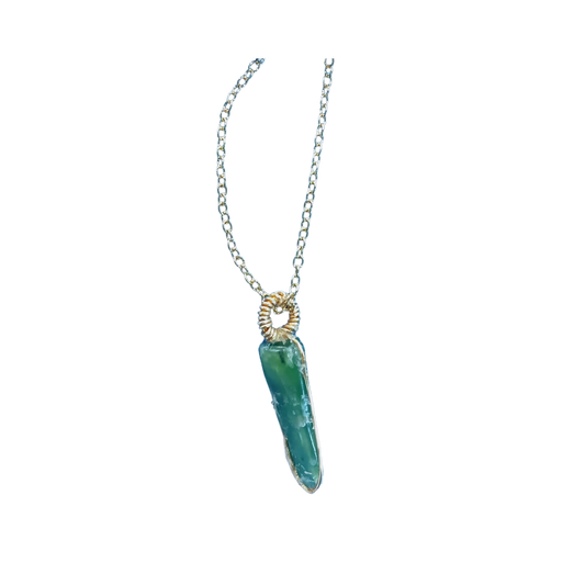 Green Kyanite Necklace