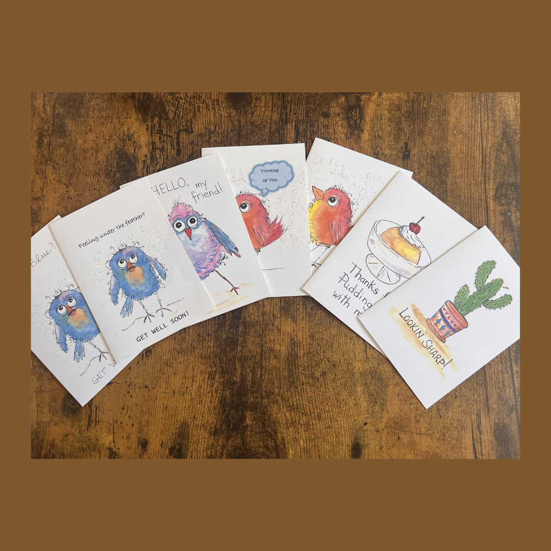 V-01 Deanna's Watercolor Print Cards