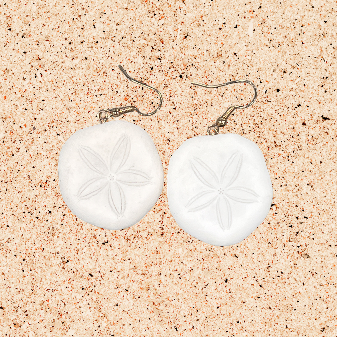 V-07. Sand Dollar Earrings