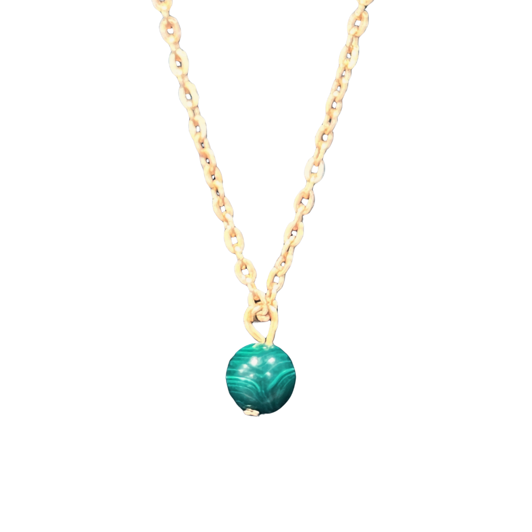 V-07. Malachite Necklace