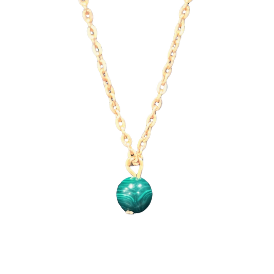 V-07. Malachite Necklace