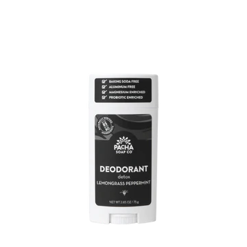 Detox Deodorant with Lemongrass & Peppermint Essential OIls