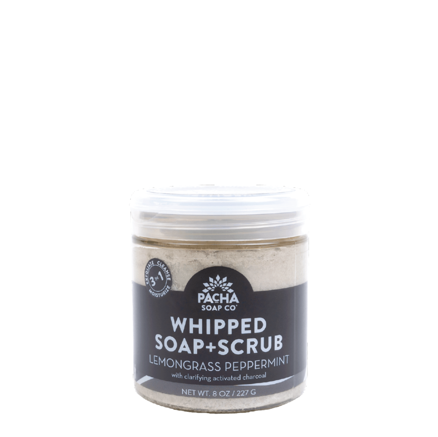 Lemongrass Peppermint Whipped Soap Scrub