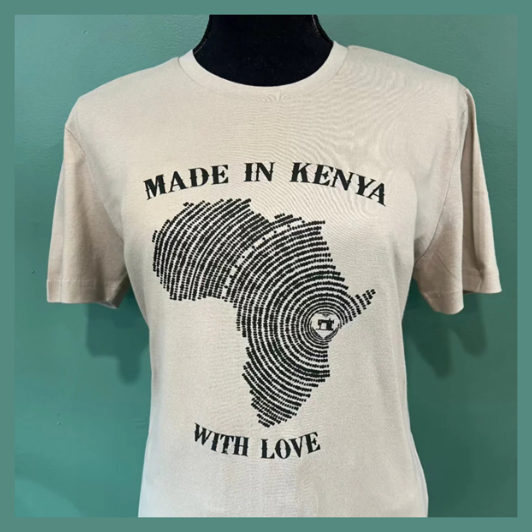 Wildlife Works Tee Beige "Made In Kenya"