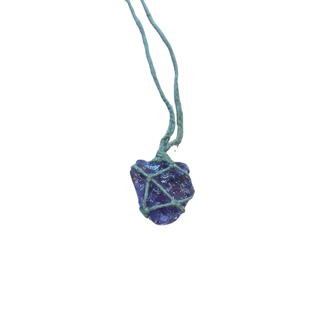 V-07 Raw Amethyst Necklace