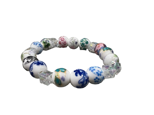V-09 Hand Painted Porcelain Bracelet
