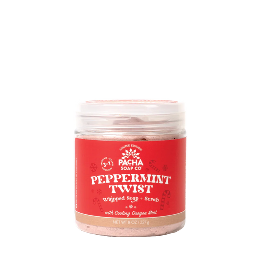 Peppermint Twist Whipped Soap Scrub