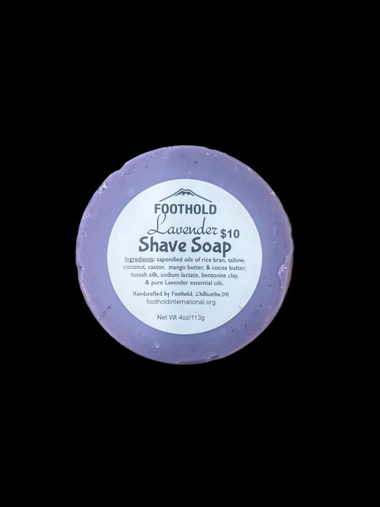Shave soap-lavender